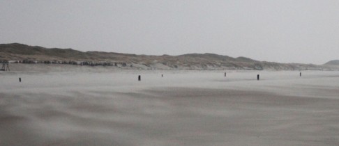 Ein Februartag am Strand von Norderney